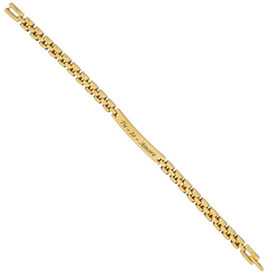 Bracciale acciaio personalizzabile
