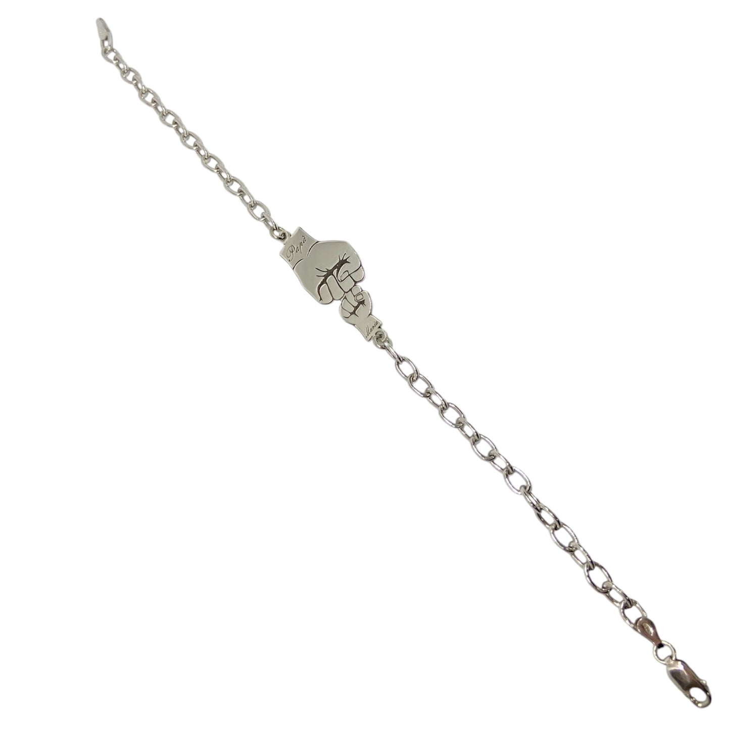 Bracciale pugno in argento 925