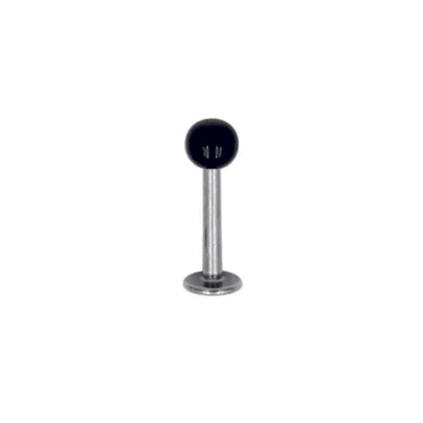Piercing con sfera colorata in acrilico